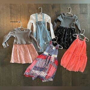 5 dresses size 4T great condition